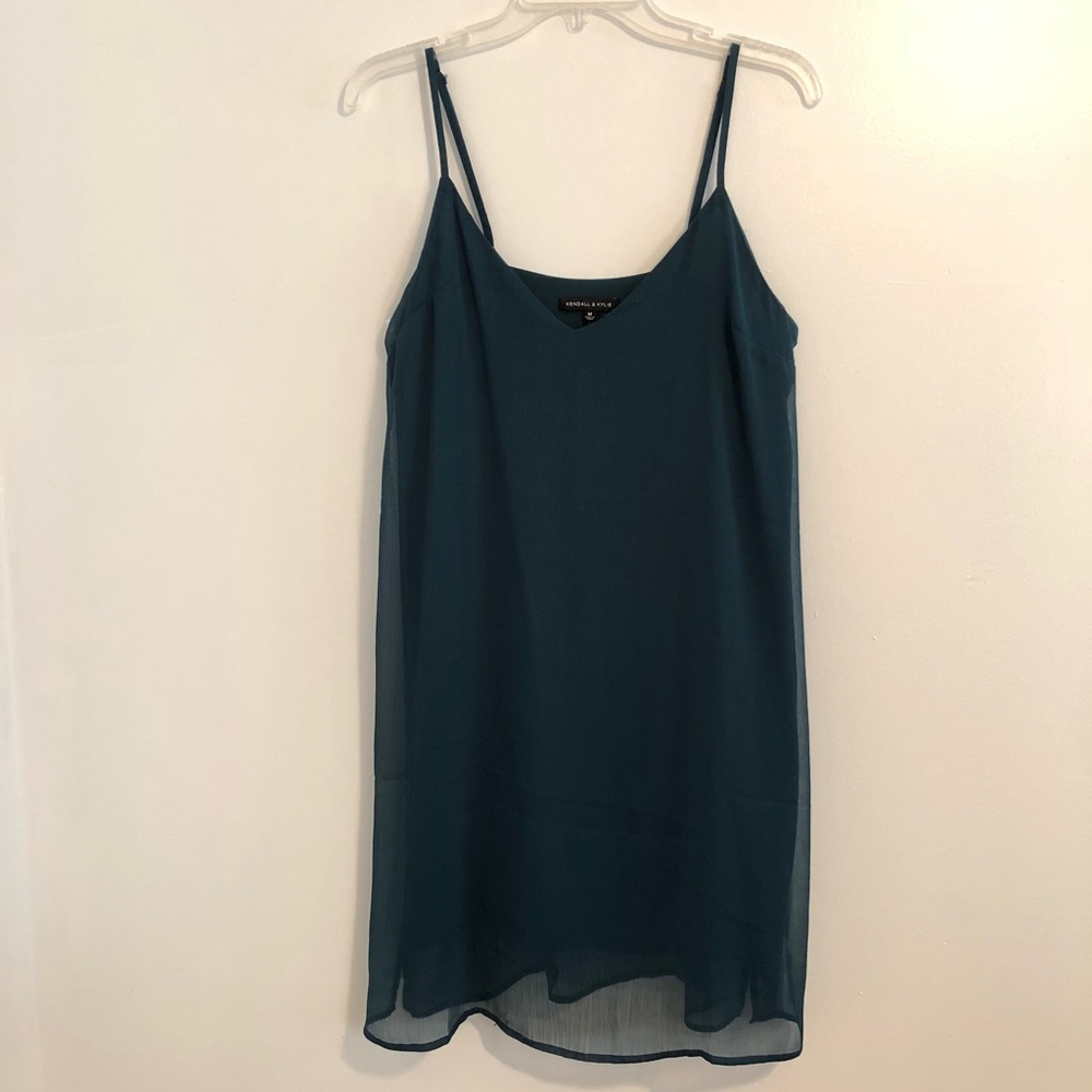 Layered V-Neck Shift Dress
